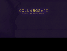 Tablet Screenshot of collaboratemusic.com